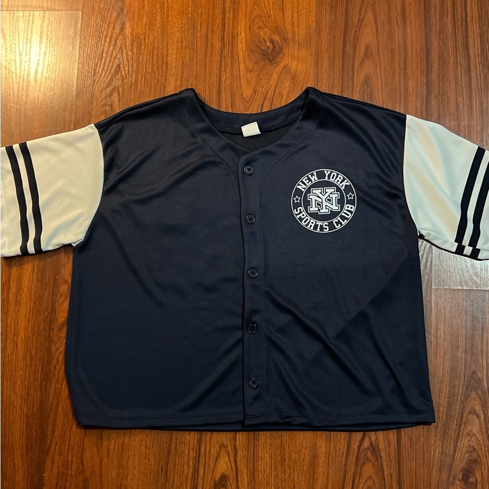 Women’s Navy Blue Sports Club Shirt